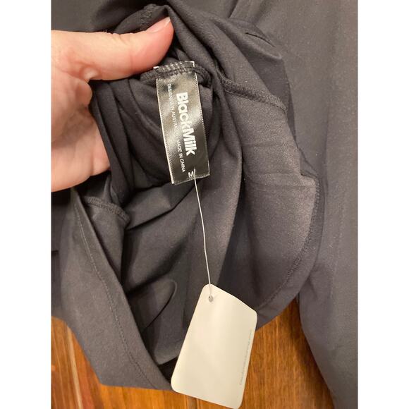 Blackmilk Matte Black High Neck Long Sleeve 2.0 Medium - Picture 3 of 4
